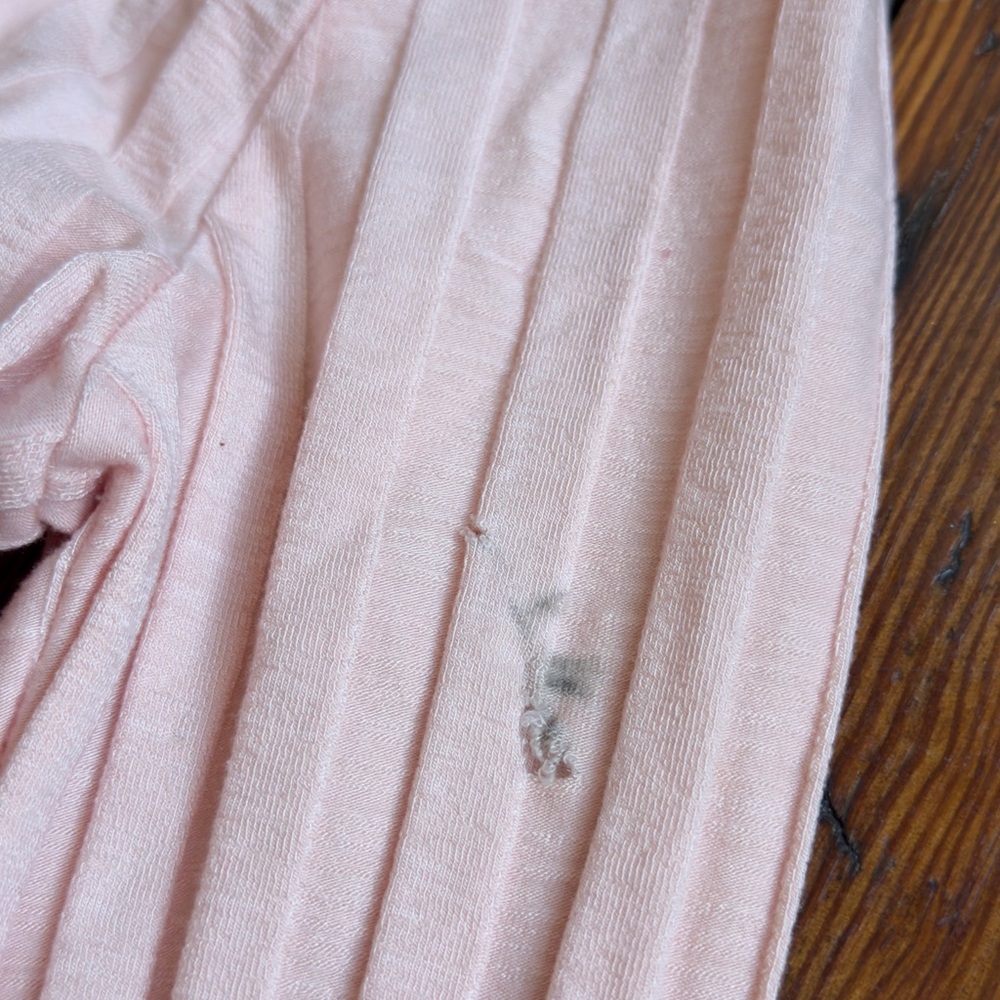Jonathan Simkhai Pink Ribbed Long-Sleeve Polo Top - Picture 7 of 7
